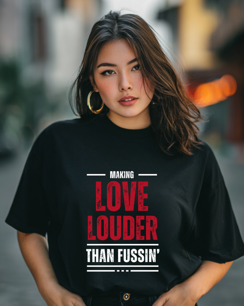 Love Louder Black