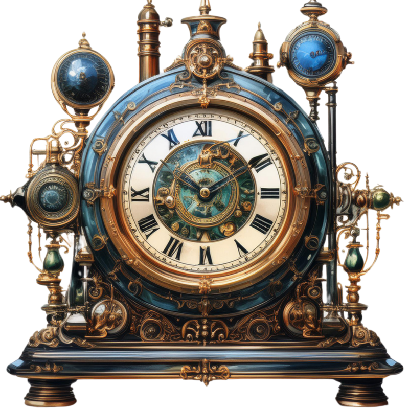 Steampunk Star Branded Steampunk Desktop Clock