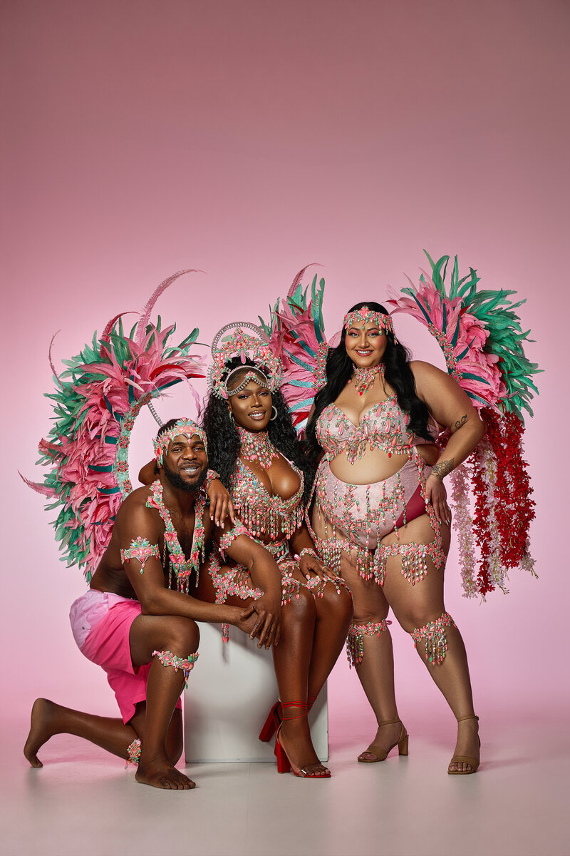 Female carnival costume for 2023. Register to play mas with Sunlime Mas