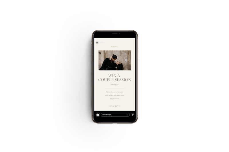 Instagram story template Silk Skye 5