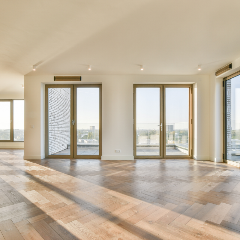Sunlit room.