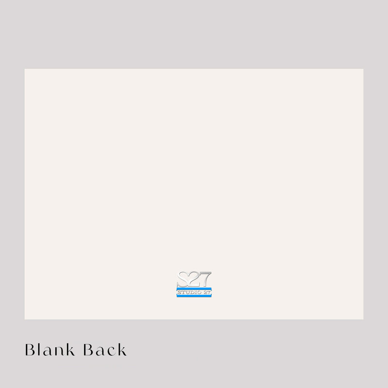blank back