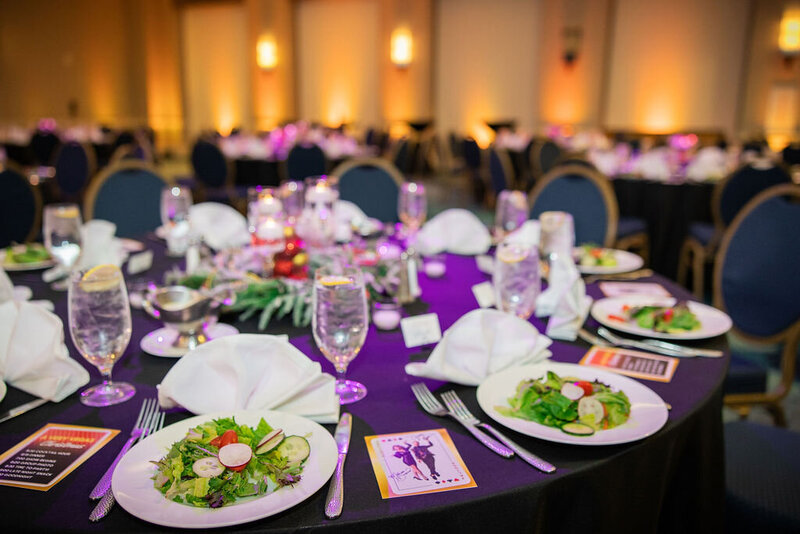 Conference table settings