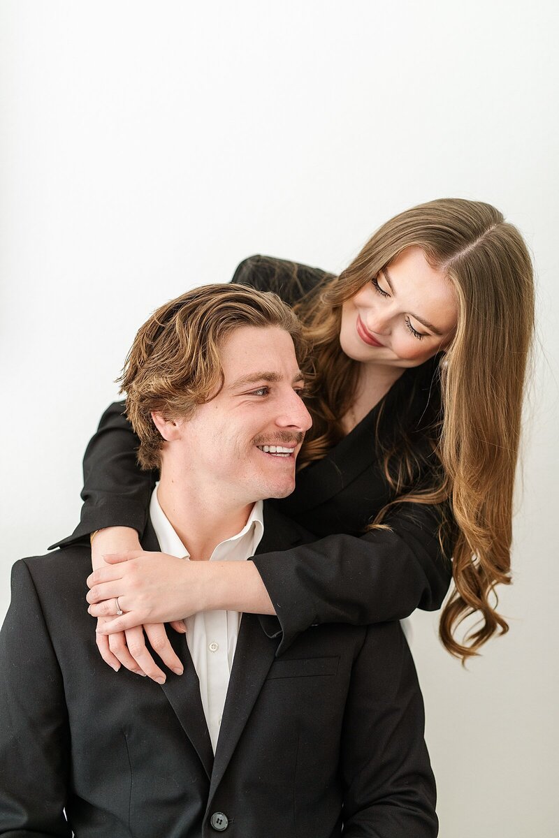Bree and Hayes Sherr, lead wedding photographer and videographer portraits in San Marcos, California.