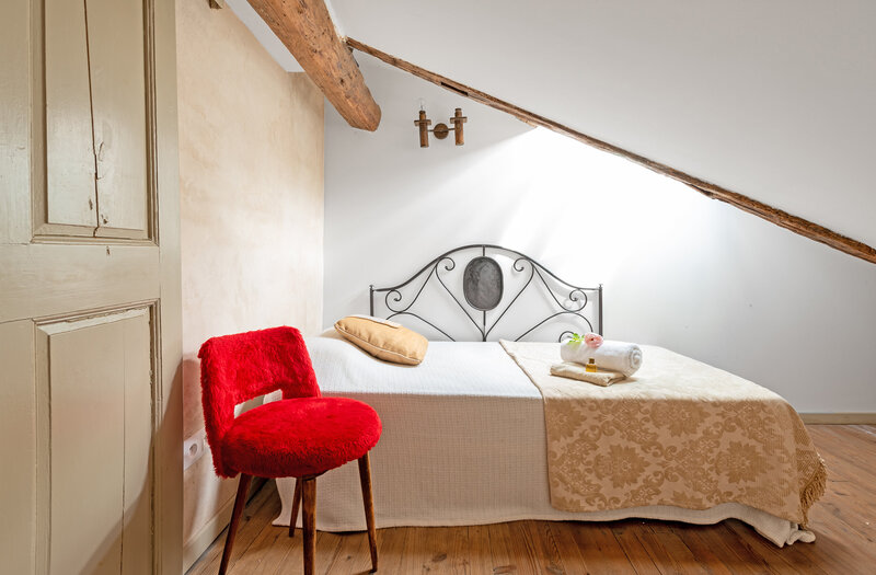 Le lit de la Chambre Chardonneret