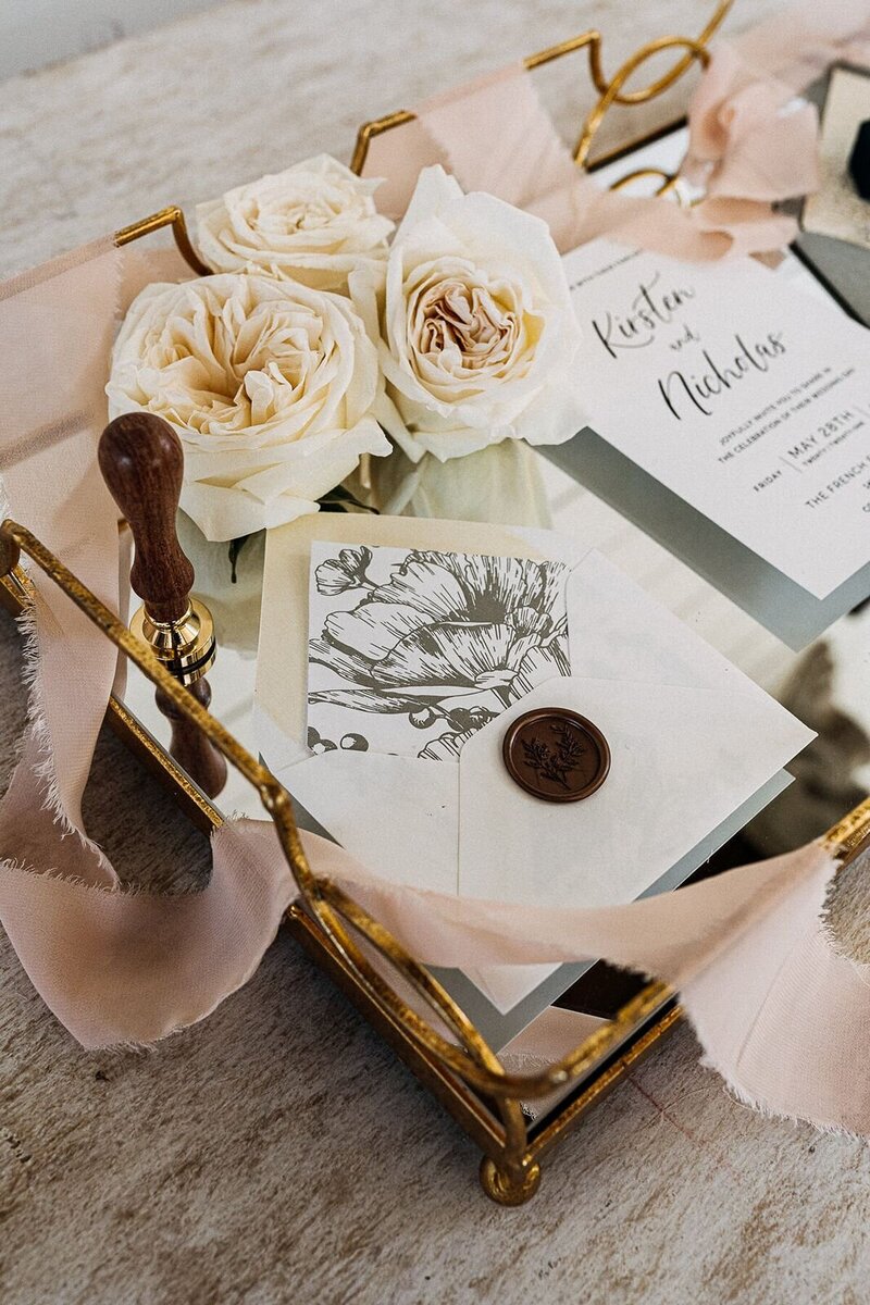 Stunning results from a wedding stationer's portfolio after business coaching support.