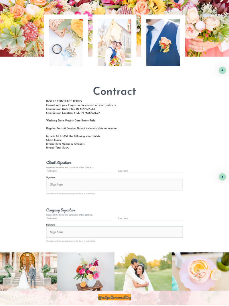 Photographer Contract