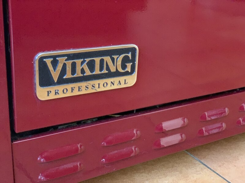 red viking professional dishwasher front panel