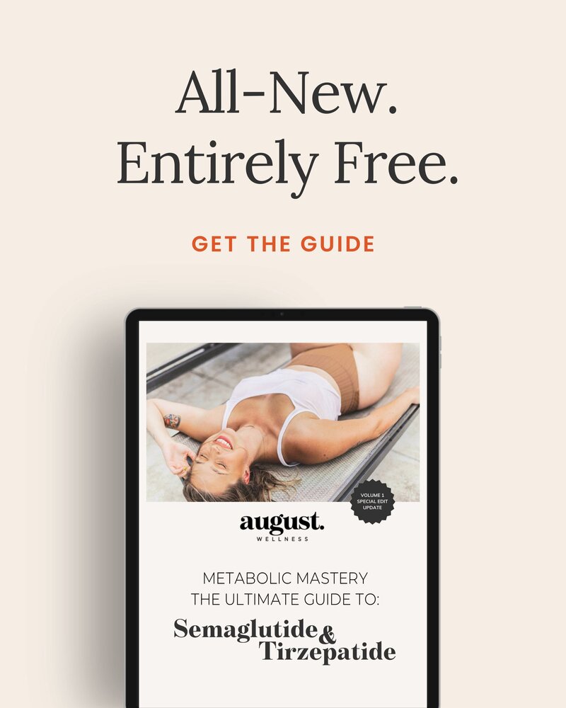 A mock up of The Ultimate Guide to Semaglutide and Tirzepatide Digital Download/