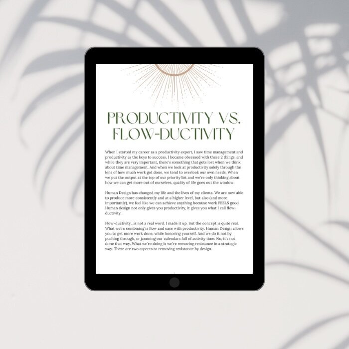 Productivity Guide