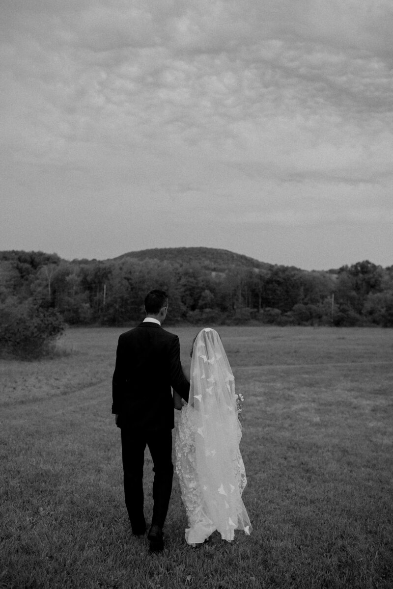 Bride and groom portraits at their Madison Wisconsin wedding