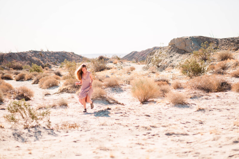 Adventure Intimate Portrait Outdoor Boudoir Desert Gown-56