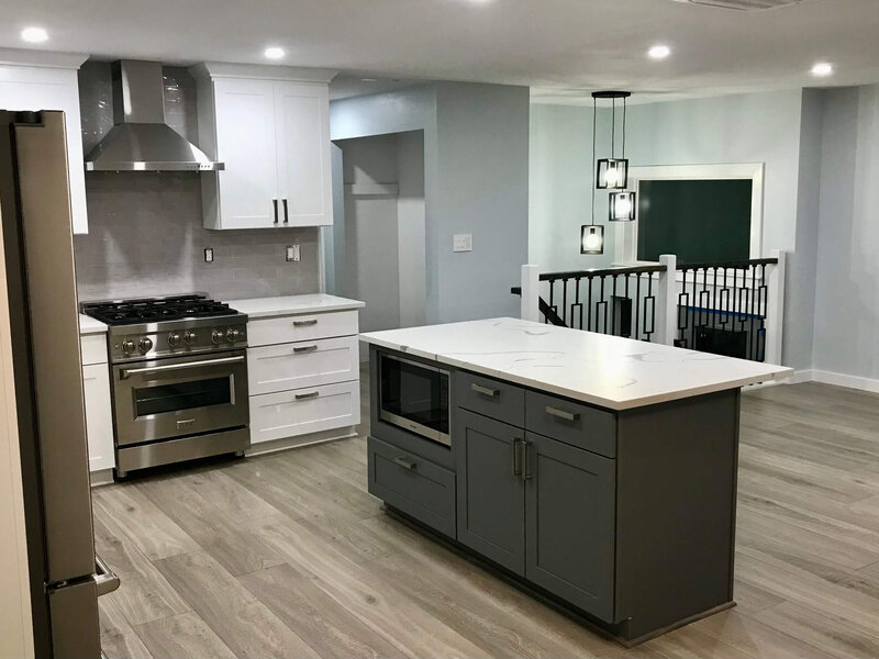 Kitchen update with vinyl flooring in Polk County