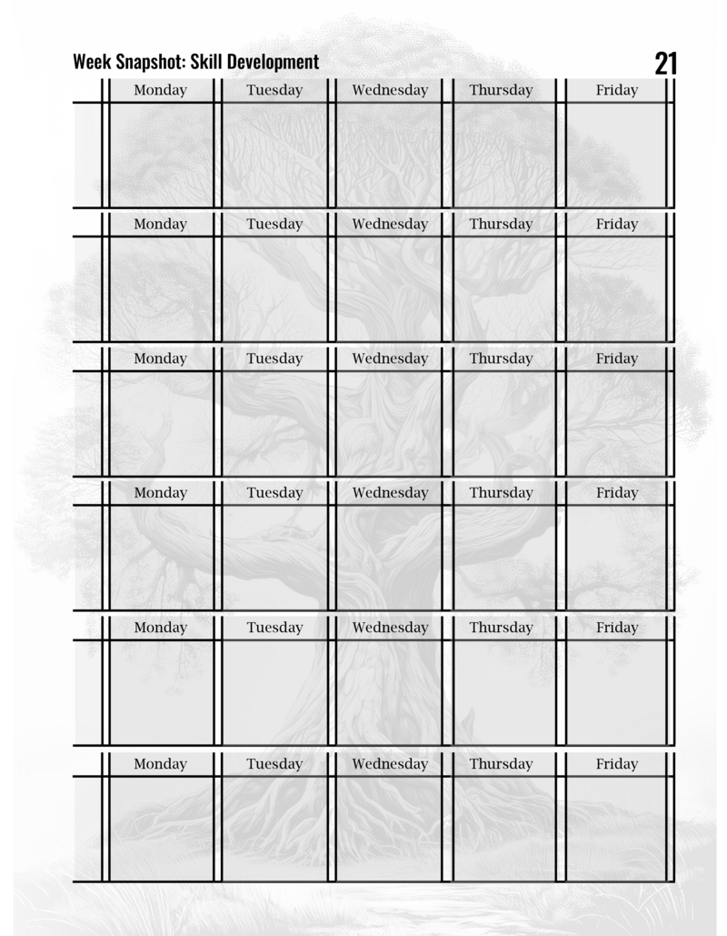 Homeschool Planner Master Pages - Bare Bones Margins Edit21