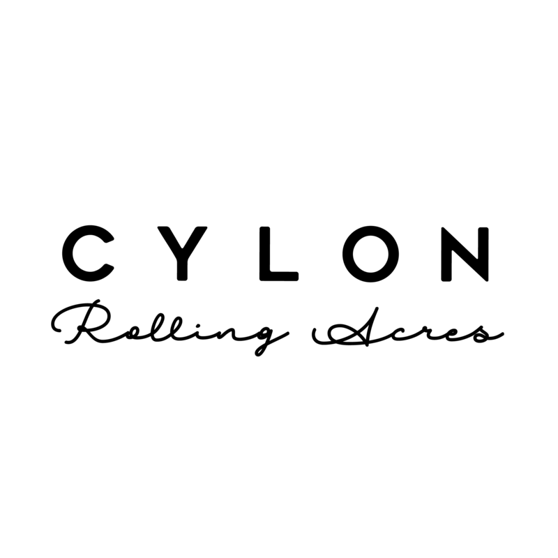 The logo for Cylon Rolling Acres meat goat farm