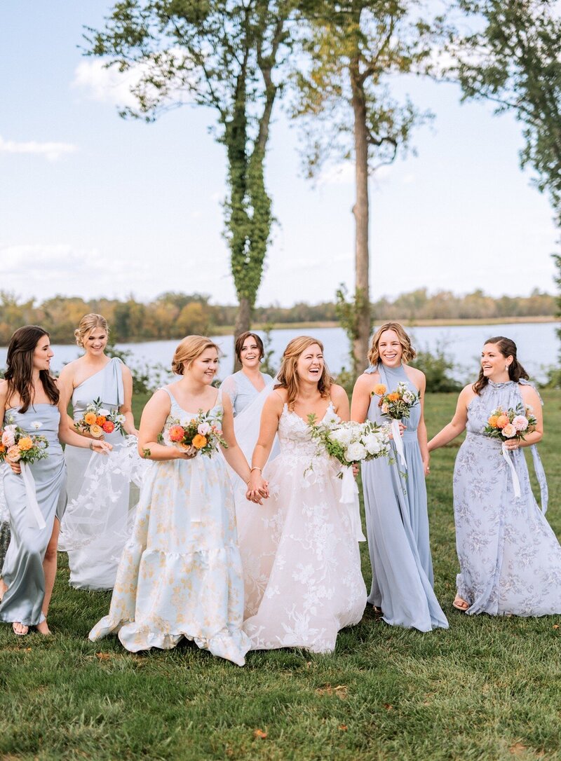 heather bridesmaid dresses Heather Midi Dress - Stone Pinstripe