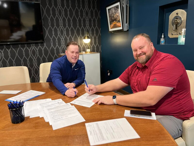 Tony closing a deal