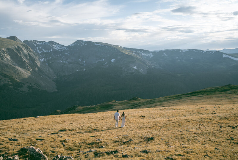 colorado elopement photographer in rocky mountain national park