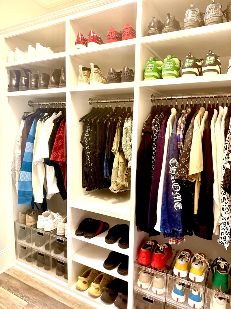 Under-sink organization system from home organizer Marie Jackson in Charlotte NC