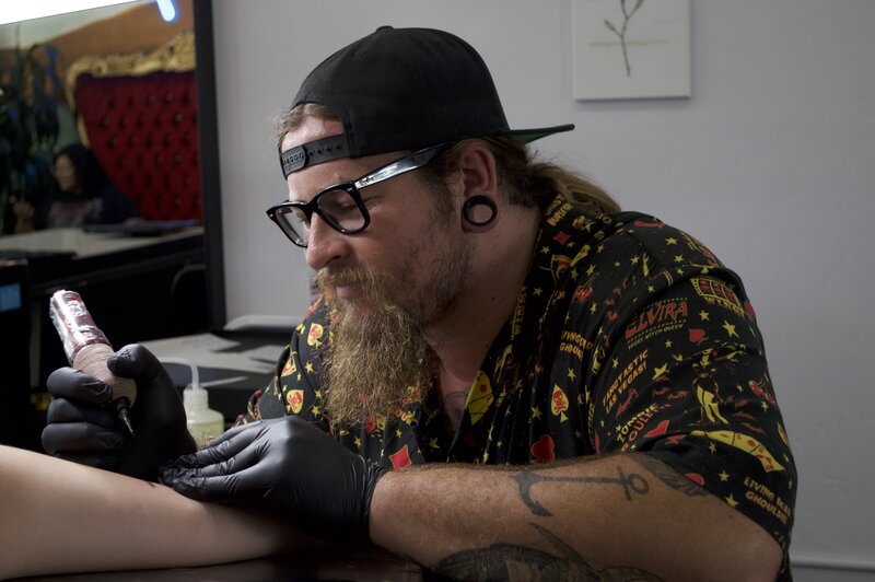 Axiom Tattoo owners, Travis and Priscilla Luckhurst