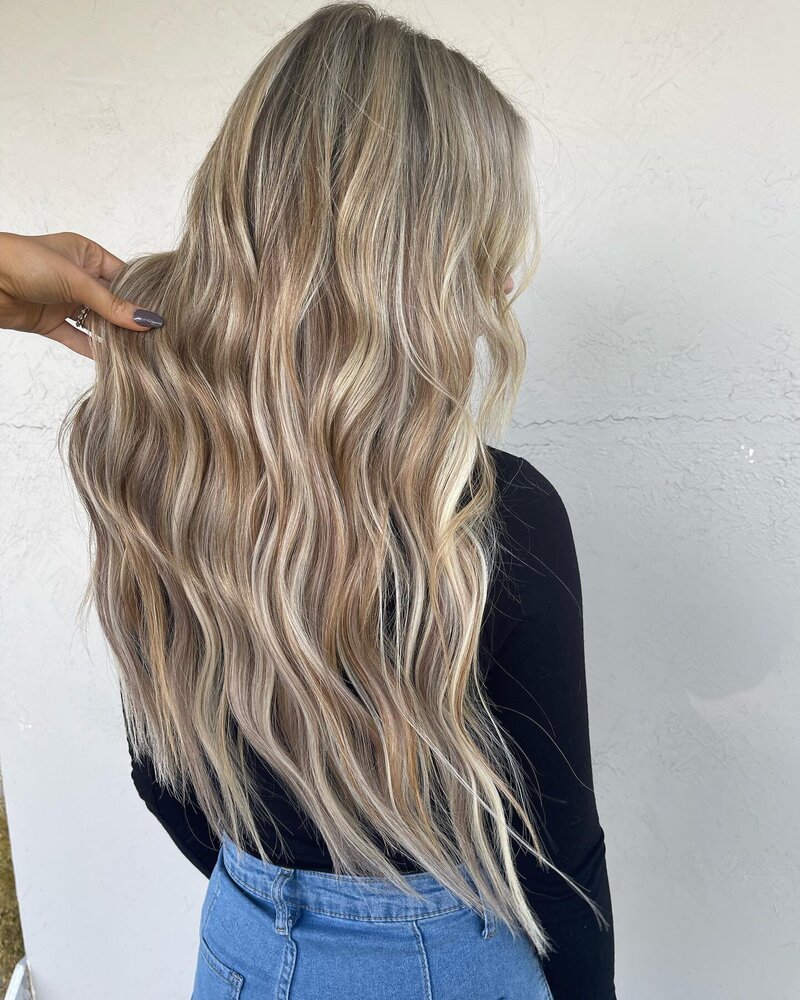 Lived in Low Maintenance Beachy Blonde Sun-kissed  Hair Color by Salt Hair Collective - East Beach Norfolk Hair Salon for Lived in Low Maintenance Color - 11