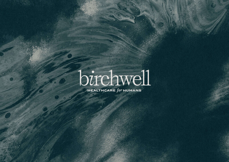 Birchwell-Clinic_Liquid-Texture-Logo-Design