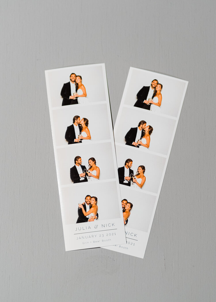 photobooth print outs