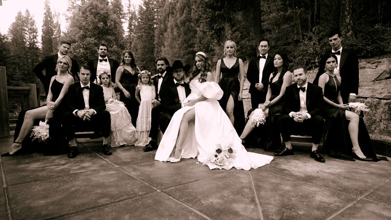 wedding party wedding videography still Glacier National Park, Montana