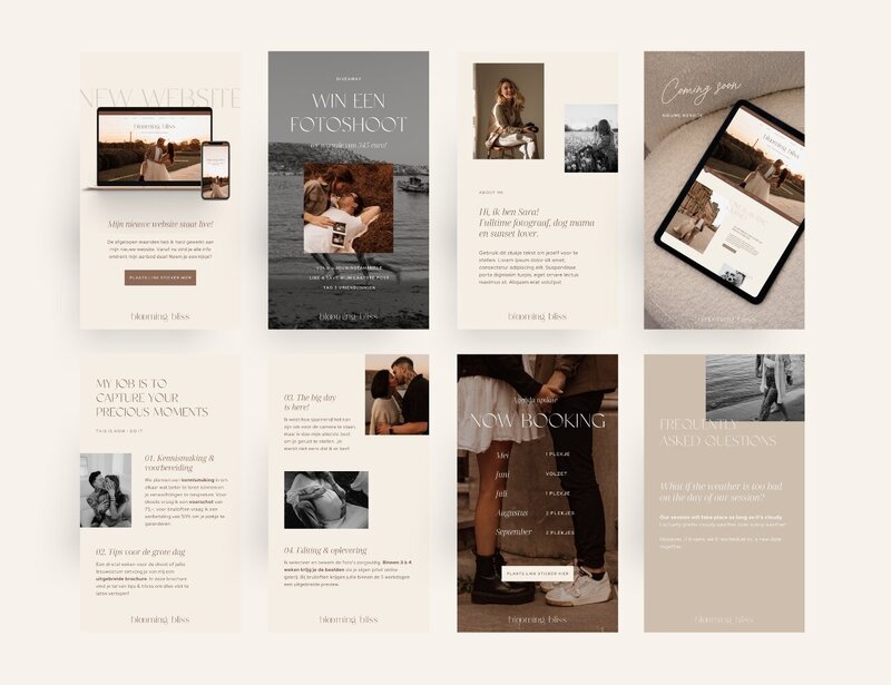 Instagram templates fotograaf Blooming Bliss 17