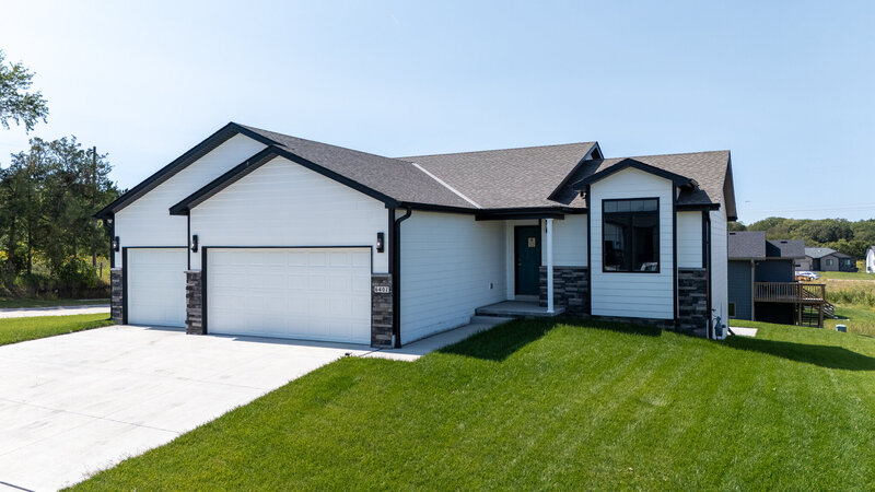 A model home open to the public designed and offered by award winning local home builders Hartland Homes in Lincoln, NE.