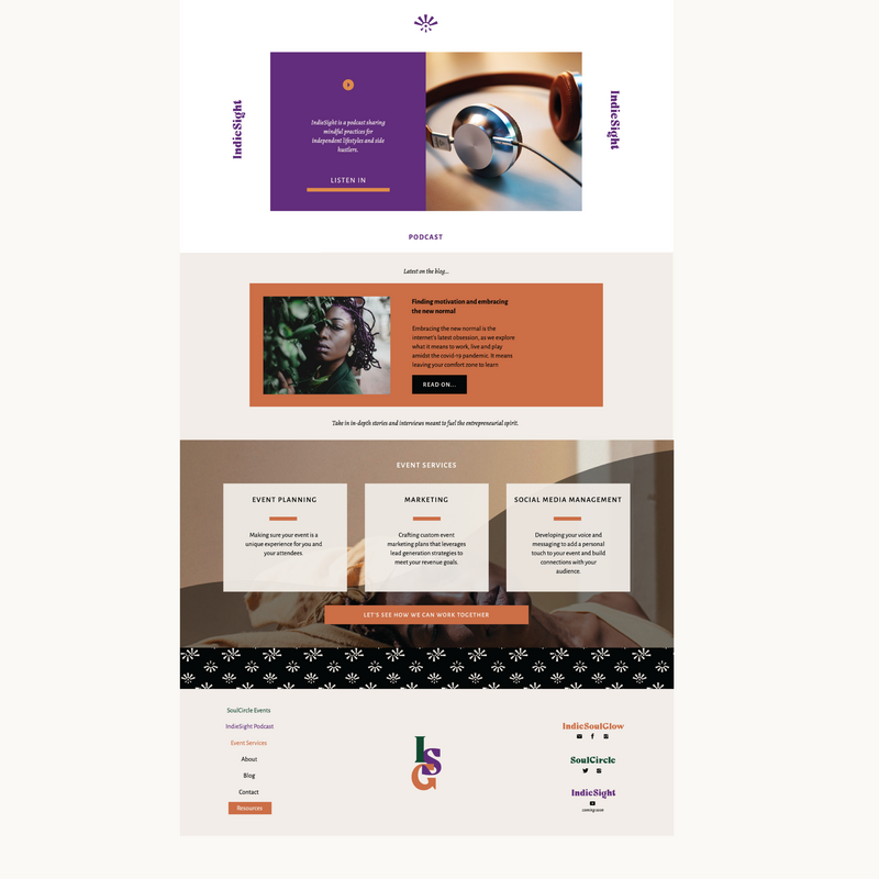 Custom branding and websites for women entrepreneurs and purpose-driven businesses.