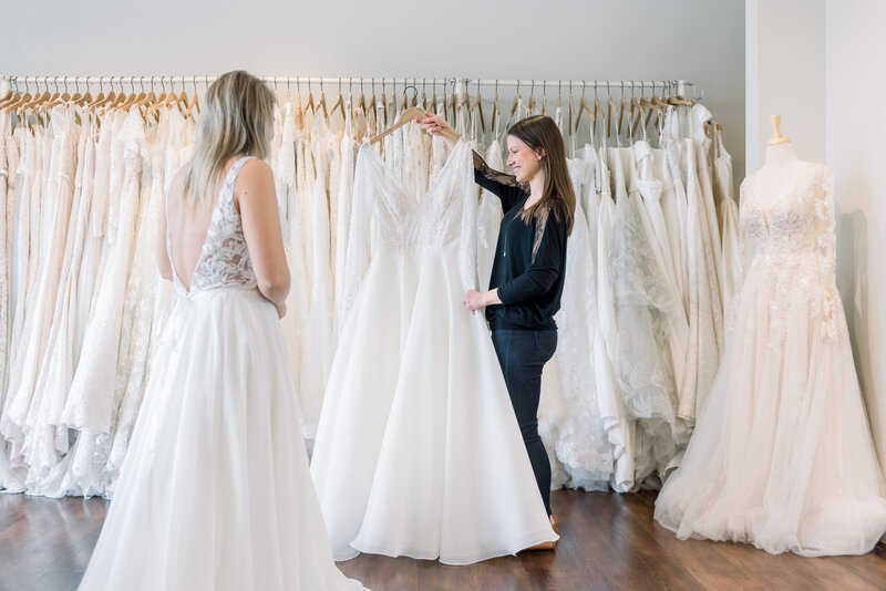 off the rack wedding dresses near me