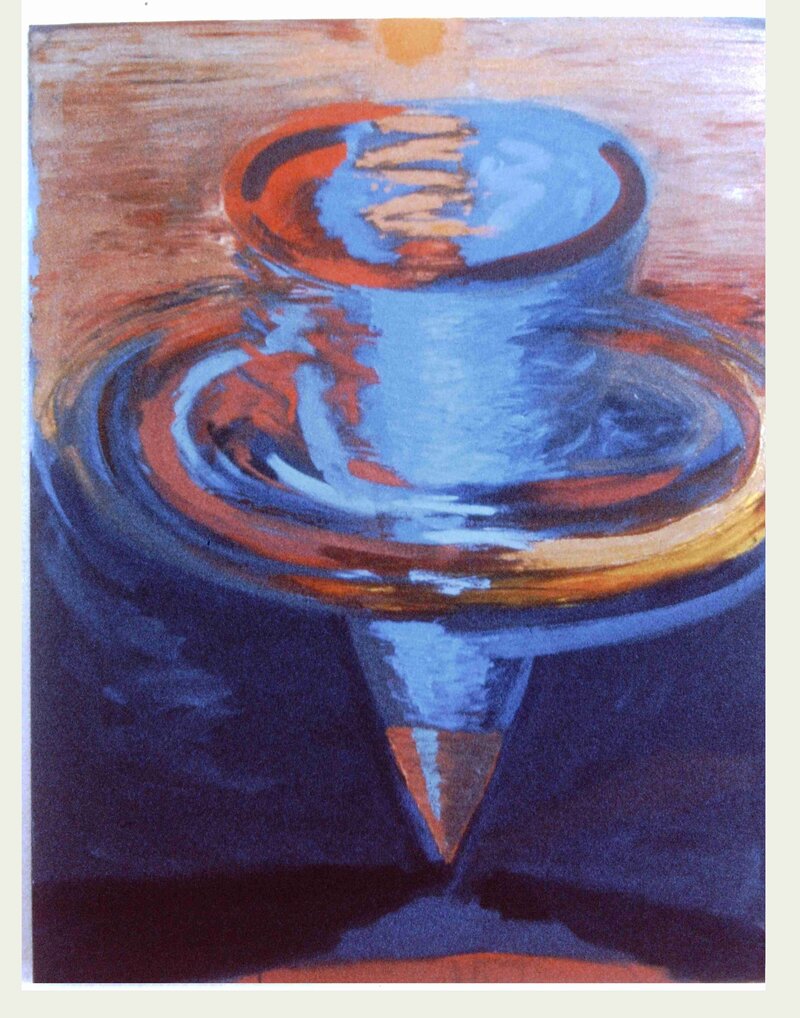 100 spin-off sunset, 1986, oil on canvas, 153x122cm_11zon
