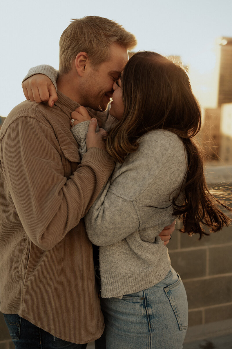 Photo of a couple and the girl is on the guys back