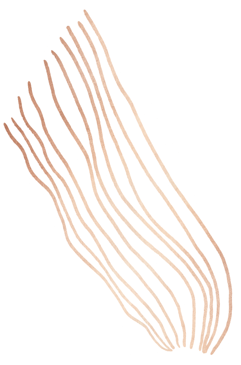 abstract gold lines