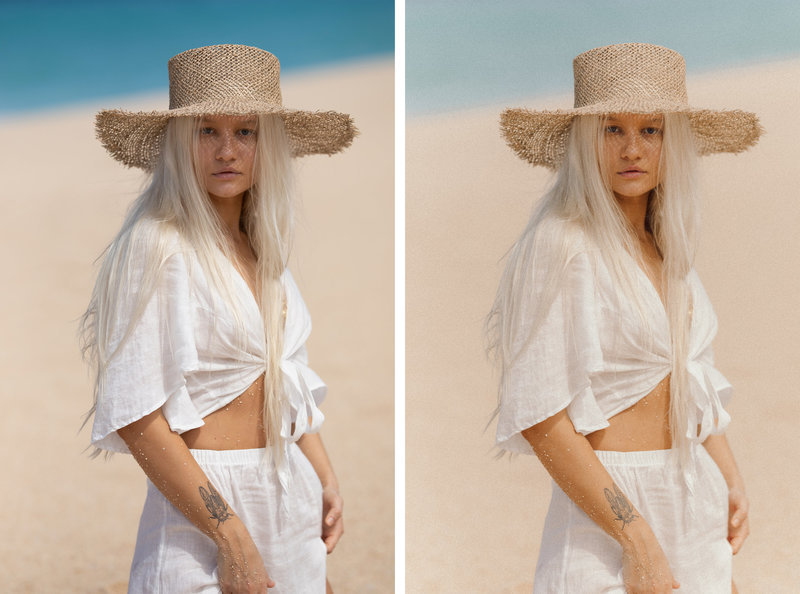 Before and After image from the Horizon Found Lightroom Presets | Horizon Collection