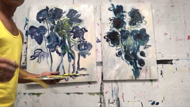 Brent Ray Fraser Abstract Painting The 100 TV Show 2018 - 03