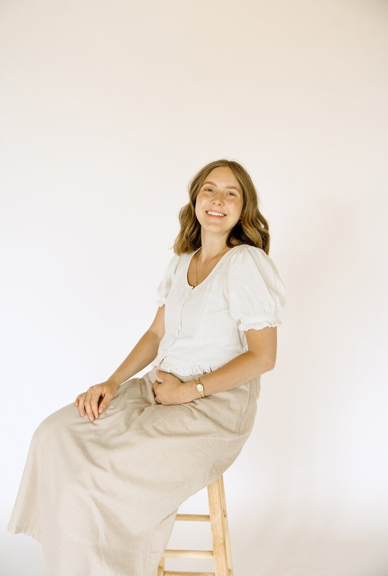 women smiling