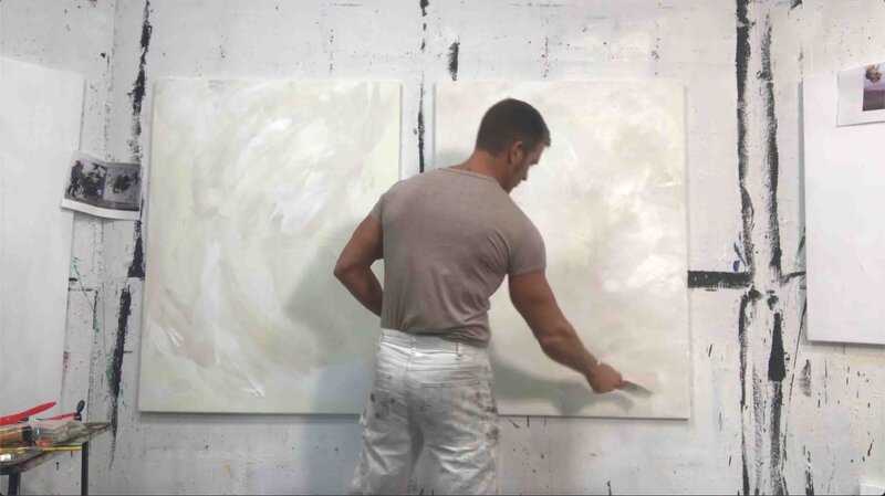 Brent Ray Fraser Abstract Painting The 100 TV Show 2018 - 01