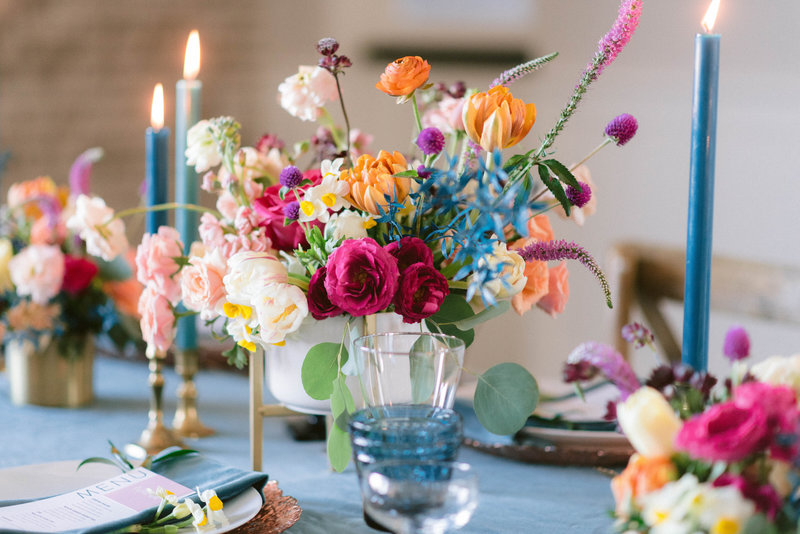 vibrant wedding floral wisconsin