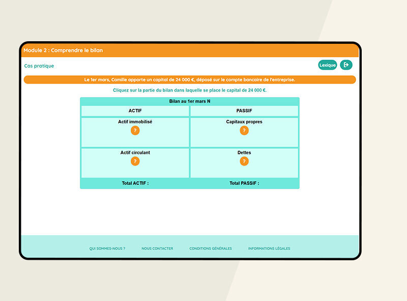 Aperçu du jeu interactif Comptaludik