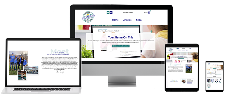 Your Name On This website on different devices.