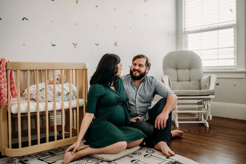 Couple photographed in Maternity photoshoot