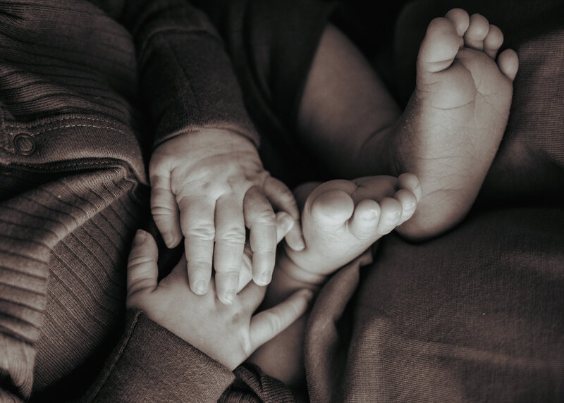 Baby hands and feet