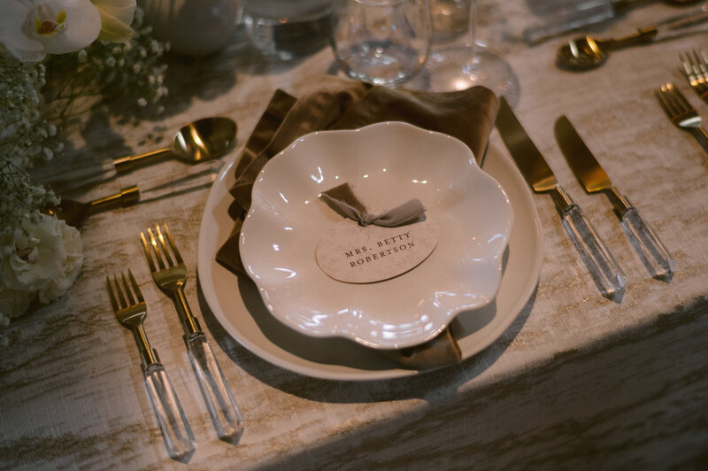 Place setting detail