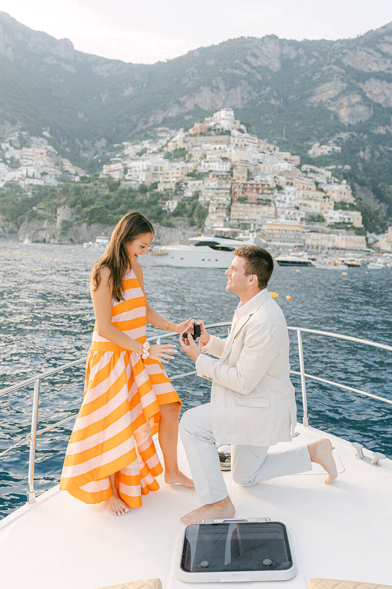 Proposal photographer positano amalfi coast