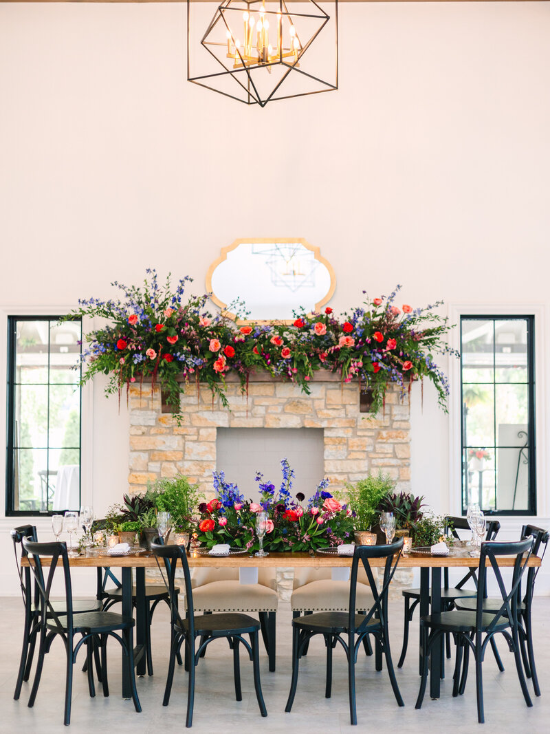 Cedar Fox Weddings scenic fireplace