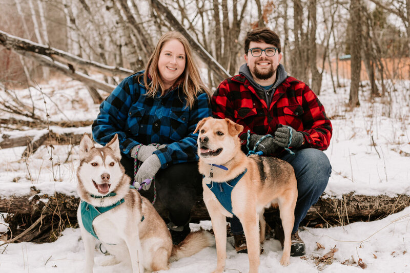 golden hour family photos at Assiniboine Forest