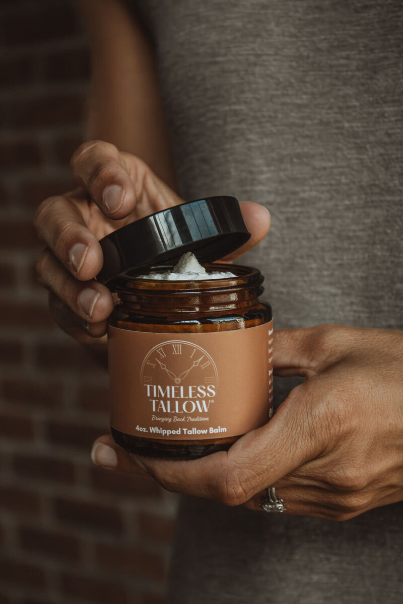 Whipped tallow balm Indiana healing burns