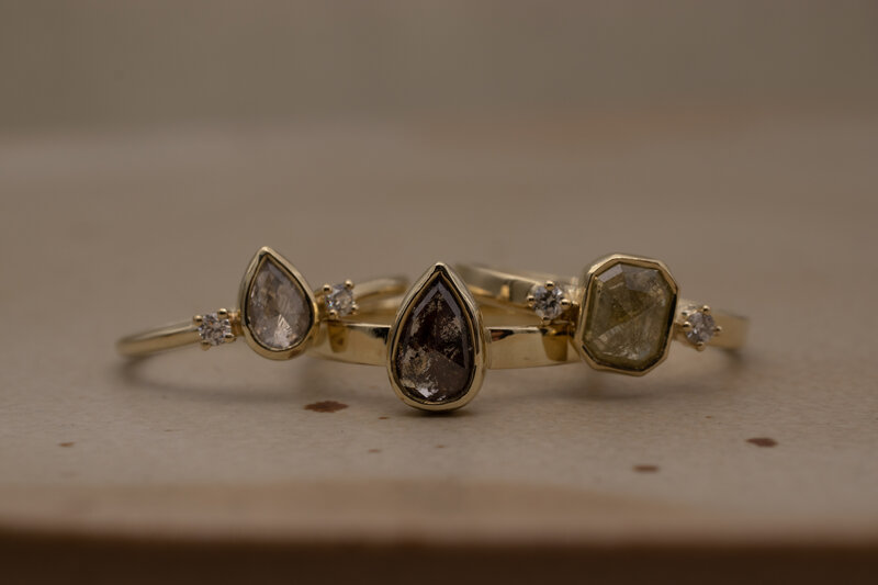 gouden verlovingsring met diamant